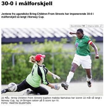 30-0 i målforskjell 30-0 i målforskjell